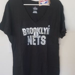 Women's Magestic Threads 2xl Brooklyn Nets NBA